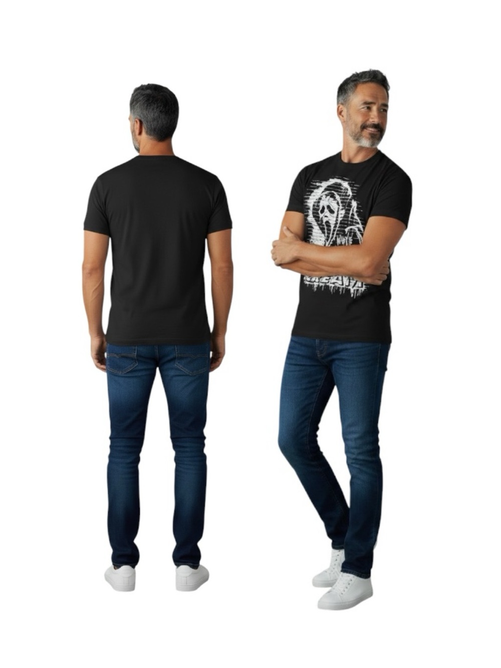 Scream Ghostface Black Graphic Tee